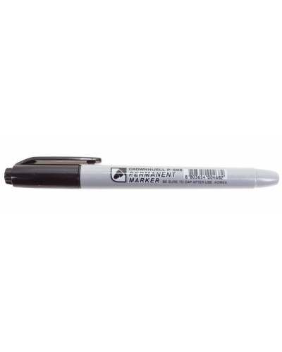 Маркер перманентный Crown «Multi Marker Slim» 2 мм, черный, пулевидный (08-8201): Ручка для маркировки в Арзамасе