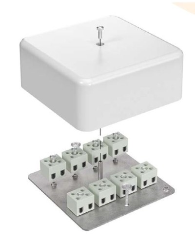 Коробка огнестойкая 103х103х45 для кабель-канала (40-0470-FR6.0-6). Коробка огнестойкая для кабель-канала. Промрукав в Арзамасе