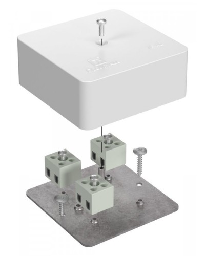 Коробка огнестойкая 75х75х30 (40-0450-FR2.5-6). Коробка огнестойкая для открытой установки. Промрукав в Арзамасе