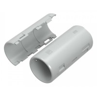 Муфта разборная D32 атмосферостойкая серая (PR13.0432). Муфта разборная. Промрукав