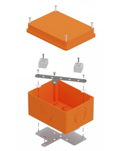Коробка огнестойкая 150х110х90 E15-E120 для о/п (40-0351-FR10.0-4). Коробка огнестойкая для открытой установки. Промрукав в Арзамасе