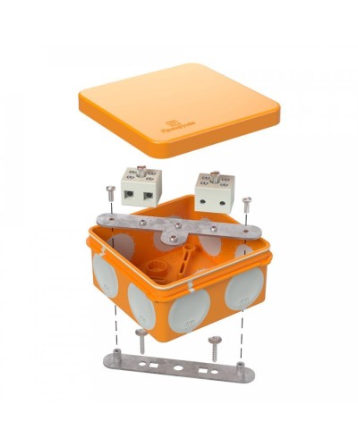 Коробка огнестойкая 80х80х40 (60-0210-FR6.0-4). Коробка огнестойкая для открытой установки. Промрукав в Арзамасе