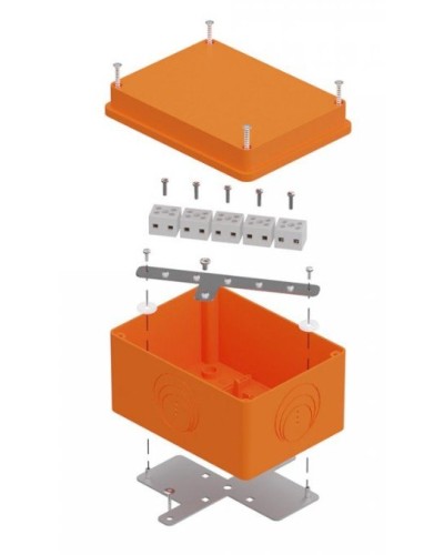 Коробка огнестойкая 150х110х90 E15-E120 для о/п (40-0351-FR1.5-10). Коробка огнестойкая для открытой установки. Промрукав в Арзамасе