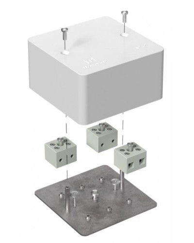 Коробка огнестойкая 103х103х45 (40-0470-FR2.5-6). Коробка огнестойкая для открытой установки. Промрукав в Арзамасе