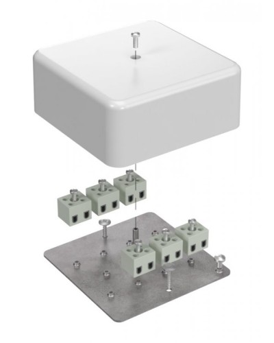 Коробка огнестойкая 103х103х45 (латунь) (40-0470-FR2.5-12-Е60). Коробка огнестойкая для открытой установки. Промрукав в Арзамасе