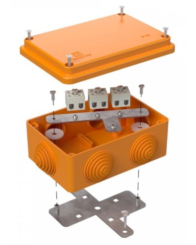 Коробка огнестойкая 120х80х50 (40-0340-FR1.5-6). Коробка огнестойкая для открытой установки. Промрукав в Арзамасе