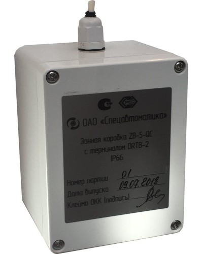 ZB-5-QC с DRTB-2 исп.02. Монтажная зонная коробка. Спецавтоматика, Москва в Арзамасе