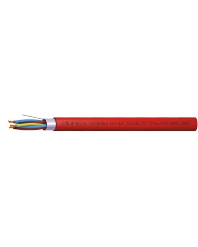 КПСВЭВнг(А)-LS 3х2х0,75 (Спецкабель). Кабель симметричный для систем сигнализации и управления, групповой прокладки, с пониженным дымо- и газовыделением. Спецкабель в Арзамасе