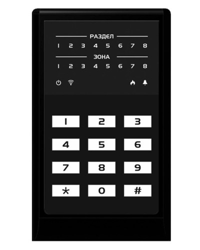 МИРАЖ-КД-04 (black). Кнопочная кодовая панель. Стелс НПП в Арзамасе
